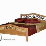 Крокус-2 кровать из натурального дерева