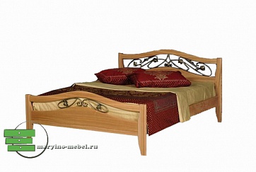 Крокус-2 кровать из натурального дерева