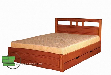 Флирт-2 кровать из натурального дерева