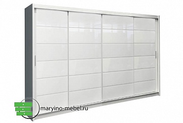 Амадеус-2.6 четырехдверный шкаф-купе со стеклом