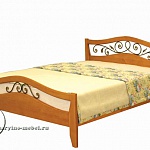 Талисман-2 кровать из натурального дерева