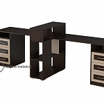 Мебелинк 100-27 компьютерный стол с рамкой МДФ