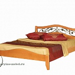 Крокус-1 кровать из натурального дерева